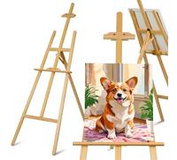 Chevalet de peinture en bois pour l'extérieur - 175 cm Massido