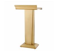 Chevalet de présentation en acier inoxydable avec base épaisse et RS Parfait pour les présentations d'affaires, les services religieux, les conférences, les événements et les mariages
