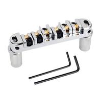 Chevalet de rechange professionnel réglable pour guitare - 6 cordes pour accessoires électriques - Selles à rouleaux - Cordier de guitare