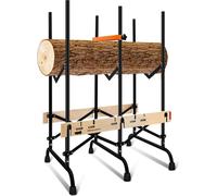Chevalet de sciage Aopunly 150 kg pour scier Scie idéale pour tronçonneuse Chevalet de travail pour scie à bois