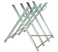 Chevalet de Sciage avec 4 Supports de Bois Dentelés PliableChevalet de sciage, Pliable, Charge maximale 150 kg, Acier, pour Couper Le Bois, argenté(84 * 80 * 80cm (quatre colonnes))