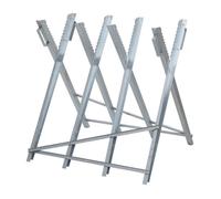 Chevalet de sciage bûche en métal réglable pour couper le bois - IZRIELAR - Pliable - Charge maximale 150 kg