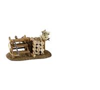 Chevalet de sciage FADEDA avec pieds en bois, LxlxH en mm : 100x45x55. Pour les crèches, les miniatures, les loisirs créatifs et le modélisme, les accessoires de maisons de poupées et les trains minia