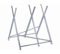 Chevalet de sciage Kreator galvanisé en métal Support de sciage Capacité de charge max. 150 kg