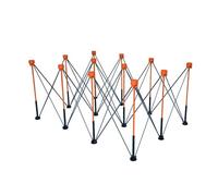 Chevalet de sciage pliable et robuste, établi portable avec capacité de 500 kg, station de travail pliable pour le travail du bois