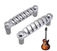 Chevalet de selle Tune O Matic, cordier de guitare à changement rapide, construction en alliage de précision, accordage stable, transfert de vibrations fluide, parfait pour les concerts