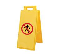 Chevalet de signalisation Interdit aux piétons - Haute visibilité
