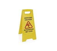 Chevalet de signalisation jaune h60cm -