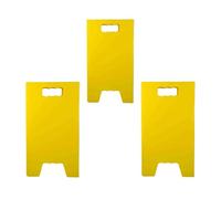 Chevalet de signalisation neutre de dimensions 55 x 31 cm - Lot de 3