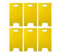 Chevalet de signalisation neutre de dimensions 55 x 31 cm - Lot de 6