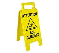Chevalet de signalisation ''Sol glissant'' 600 x 275 mm NOVAP 4291000