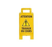 Chevalet de signalisation ''Travaux en cours'' 600x275mm - - 4291017