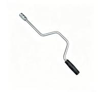 Chevalet de support manuel à manivelle pour caravanes et remorques de camping, galvanisé avec prise de 19 mm, stable pour stabilisateur en acier pour un nivellement facile à l'extérieur pour une