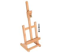 Chevalet de Table Ajustable Petit, Support d'Affichage en Bois de Hêtre pour Peinture, Compact et Portable - Angle Réglable, Structure Détachable, Idéal pour Artistes Débutants e