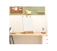 Chevalet de Table, Chevalet d'Artiste avec Hauteur et Angle Réglables, Support de Chevalet de Table de Peinture Portable, Bois de Pin Massif