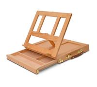 Chevalet de table en bois Planche à dessin stable avec rangement Colmar