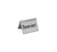 Chevalet de table Réservé 4 pièces 50x35x(H)40 mm