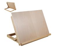 Chevalet de table - Support de peinture pliable en bois, support de croquis réglable, adolescent, adulte, débutant, étudiant, dortoir, appartement, studio d'art, lieu de travail créatif à la maison
