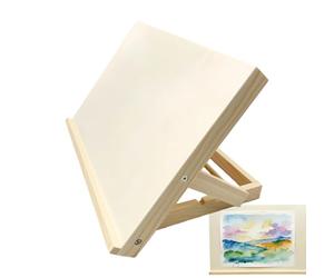 Chevalet De Table Support En Bois À Angle Ajustable Portable Et Pliable