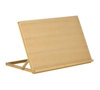 Vinsetto Chevalet de table en bois pour formats A2, chevalet de table réglable en bois de hêtre, planche à dessin pliante et portable pour adultes, débutants, artistes peintres, bois naturel