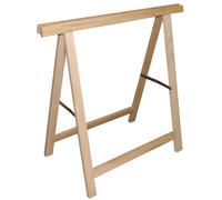 Tréteau pliant en bois de hêtre 75 x H75 cm 1 pz