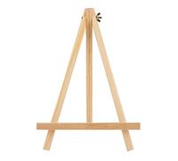 Chevalet en bois léger pour affichage triangulaire offrant aux enfants du plaisir et du plaisir de peindre. Bon pour les fêtes, les rassemblements. Petit chevalet en bois pour enfants