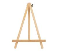 Chevalet en bois léger pour affichage triangulaire offrant aux enfants du plaisir et du plaisir de peindre. Bon pour les fêtes, les rassemblements. Petit chevalet en bois pour enfants