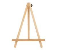 Chevalet en bois léger pour affichage triangulaire offrant aux enfants du plaisir et du plaisir de peindre. Bon pour les fêtes, les rassemblements. Petit chevalet en bois pour enfants