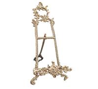 Chevalet en bois - Support de chevalet, durable pour, trépied en laiton style vintage du XVIIIe siècle | Chevalets de présentation d'art confortables à utiliser dans la zone d'entrée,