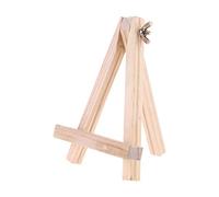 Chevalet en forme de A - Support en bois réglable et pliable pour peintures sur toile - Kit de chevalet pour enfant