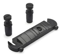 Chevalet enveloppant réglable pour guitare électrique, revêtement noir, compatible avec Prs