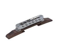 Chevalet fixe en palissandre plaqué or/argent for guitare archtop for jazz(Army green)