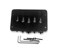 Chevalet fixe pour basse à 5 cordes avec résonance améliorée et hauteur de corde réglable pour une qualité sonore supérieure Chevalet bas personnalisable