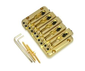 Chevalet fixe pour basse à 5 cordes avec résonance améliorée et hauteur de corde réglable pour une qualité sonore supérieure Chevalet bas personnalisable