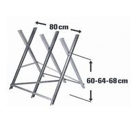 Chevalet galvanisé pour coupe bois Einhell