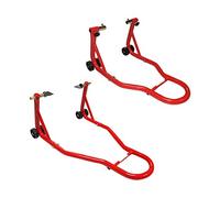 Chevalet lève moto avant arrière réglable cônes + Plaques