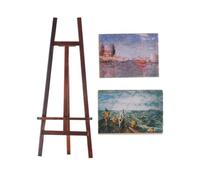 Chevalet Peinture Mini chevalet de décoration en bois for artiste, 1 pièce, chevalet d'art en bois, support de carte de Table de mariage, présentoir for fête(12.7x5cm)
