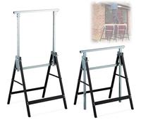 Chevalet Pliable, Chevalet De Sciage, Établi De Sciage, Établi À Chevalet, Résistant À La Corrosion Et Aux Intempéries, Capacité De 100 Kg, Paire De Chevalets pour La Coupe De Bûches