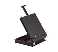 Chevalet pliable portable avec poignée de transport et boîte de rangement pour un transport facile aux cours d'art Chevalet de croquis