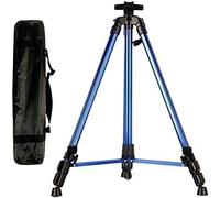 Chevalet portable en aluminium - Support pliable rétractable pour artistes - Design triangulaire léger et compact - Idéal pour les croquis et la peinture