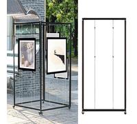 Chevalet Pour Affiche D'artiste De Mariage, Panneau D'affichage Marketing, Support Présentoir Affiche Mobile, Pour Présentations Affiches Présentoirs D'art(5pcs,100x220cm/39.4x86.6in)