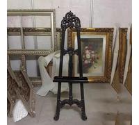 Chevalet pour peinture, chevalet d'artiste de style français antique avec détails ornés, support de présentation pour art 160 cm