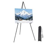 Chevalet Présentoir en métal pour artistes avec une construction robuste et un rangement facile Convient à divers projets artistiques. Présentoir pliable