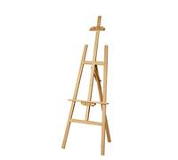 Chevalet réglable en bois pour enfants et artistes - Chevalet de studio pliable en bois de pin, support d'art multifonction pour peintres, idéal pour les projets créatifs