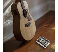 Chevalet rigide pour guitares électriques, selle à rouleau fixe à 6 cordes pour une meilleure intonation (argenté)