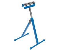 OC-PRO - SERVANTE D'ATELIER ROULEAU Ajustable, Rouleau chrome, Base lourde en acier, Hauteur 670-1070 mm, Capacite 60 kg, Ideal pour decoupe de materiaux longs, Interieur