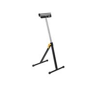 OC-PRO - SERVANTE D'ATELIER ROULEAU Ajustable, Rouleau chrome, Base lourde en acier, Hauteur 670-1070 mm, Capacite 60 kg, Ideal pour decoupe de materiaux longs, Interieur