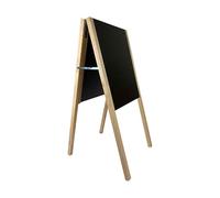 Chevalet stop trottoir en bois brut dimensions 125 x 56,5 cm - Fabrication française