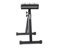 Chevalet support STIER, capacité de charge 200 kg avec barre à billes et rouleau de support