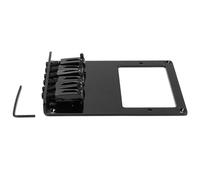Chevalet Telecaster pratique à 6 pontets et humbucker for guitare, noir